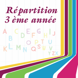 Répartition 3éme année