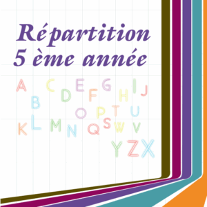 Répartition 5éme année
