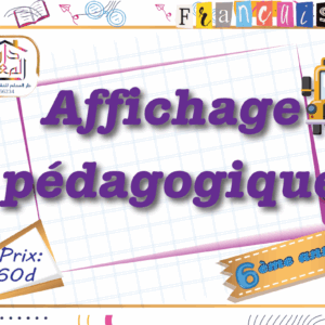 Affichage pédagogique 6éme